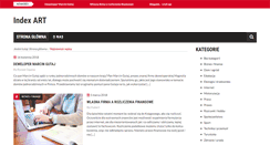 Desktop Screenshot of indexart.pl