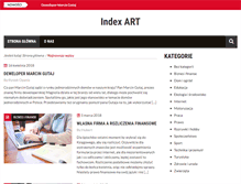 Tablet Screenshot of indexart.pl